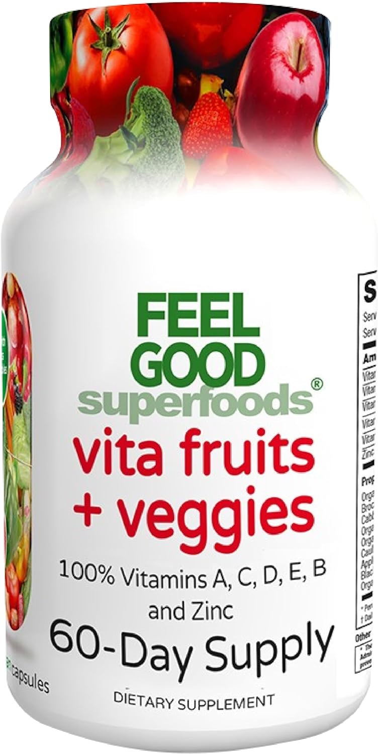 Feelgood Superfoods Vita Fruits And Veggies Dietary Supplement Capsule