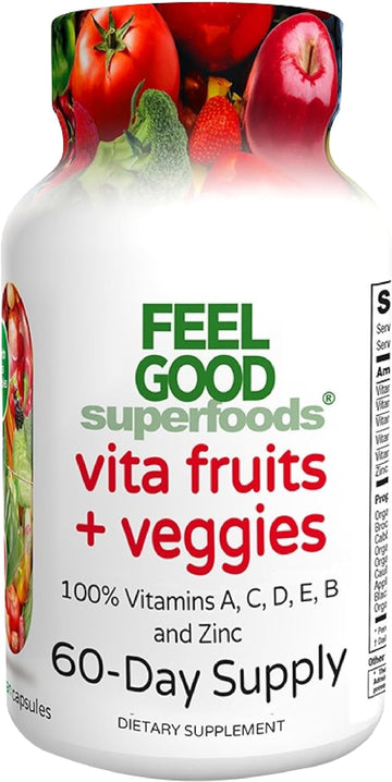 Feelgood Superfoods Vita Fruits And Veggies Dietary Supplement Capsule