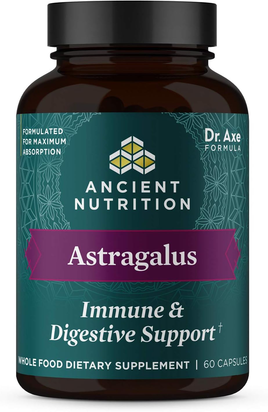Ancient Nutrition Probiotics and Astragalus Supplement Capsu