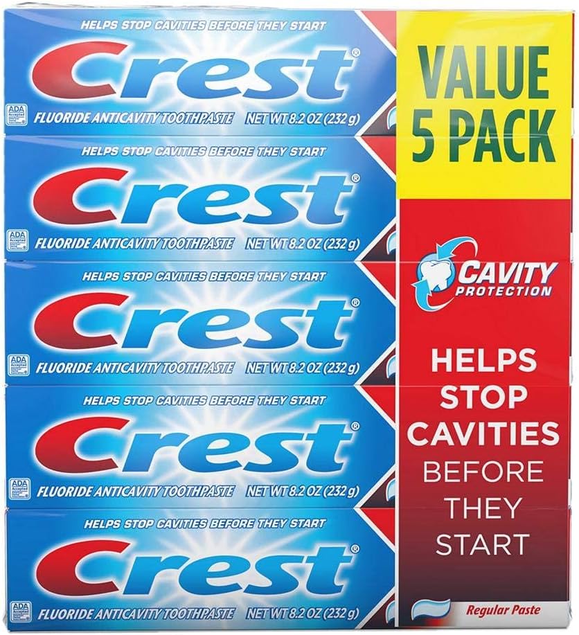 Crest Toothpaste 8.2  Cavity Protect 5-Pack