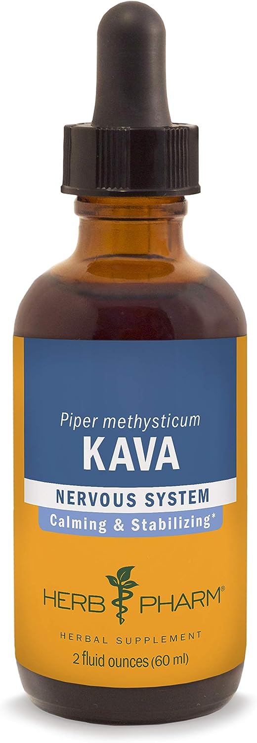 Herb Pharm Kava Root Liquid Extract to Reduce Stress and Promote Relax