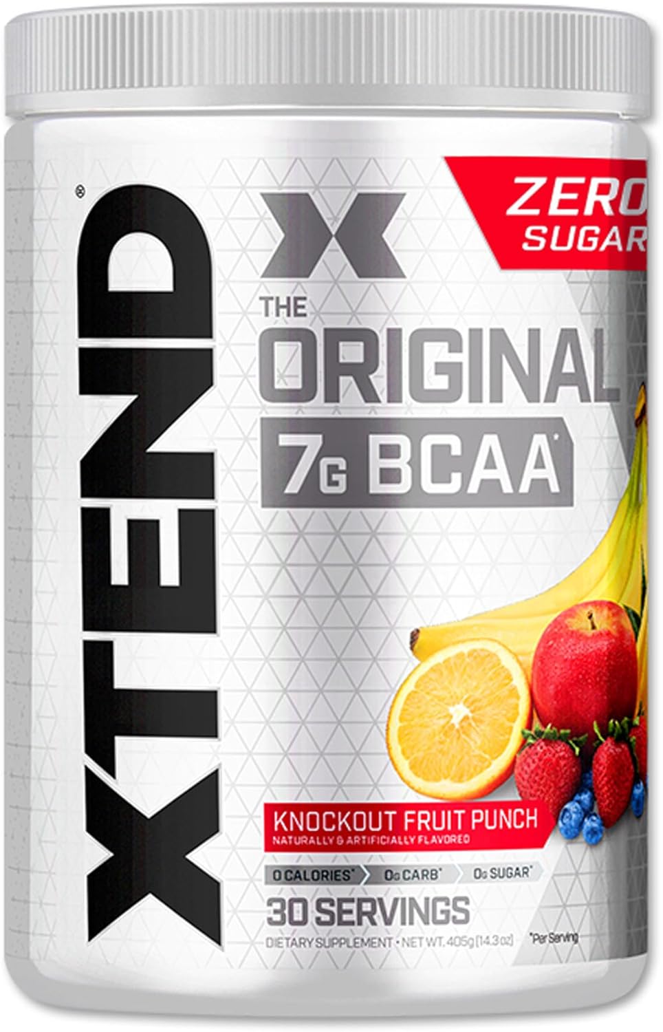 XTEND Original BCAA Powder Knockout Fruit Punch | Sugar Free
