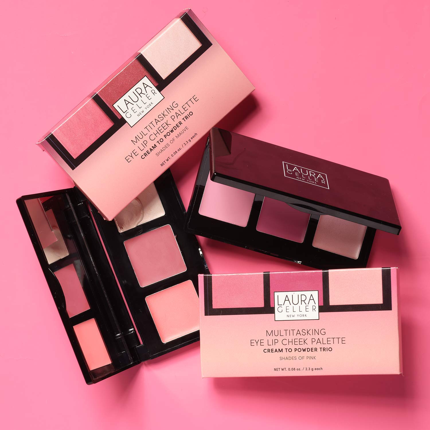 LAURA GELLER NEW YORK Multitasking Eye Lip Cheek Palette Cre
