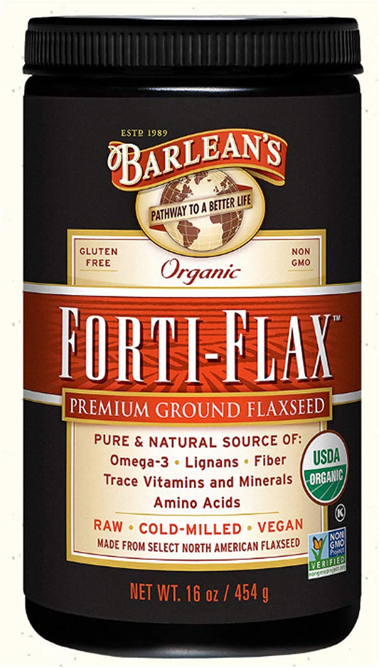 Barlean's, Organic Forti-ax, Premium Ground axseed, 1 (454 g) - 2pc