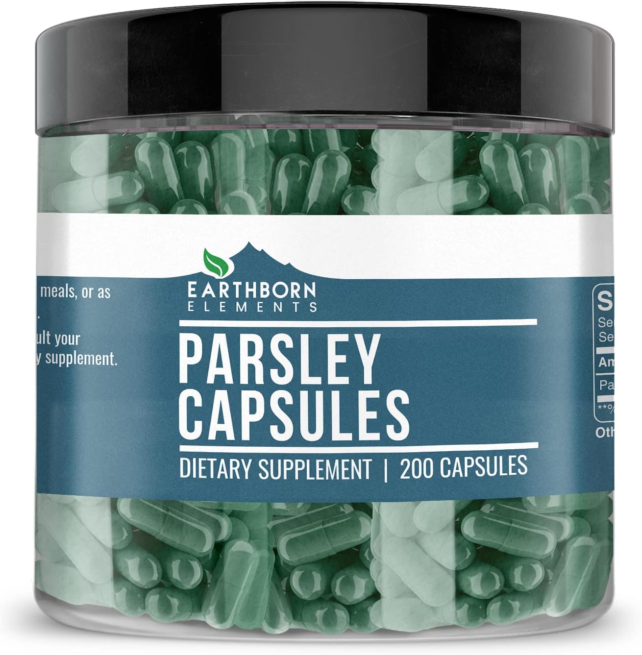 Earthborn Elements Parsley & Peppermint Leaf Capsule Bundle (200 Capsu
