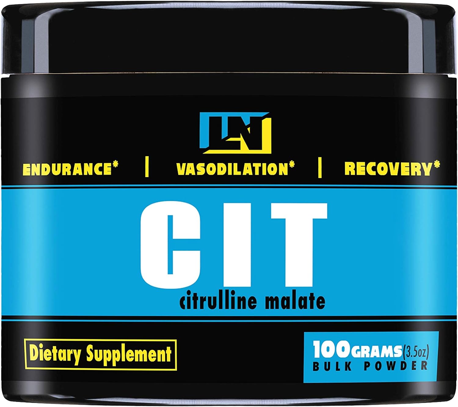 Citrulline Malate - Muscle Pump, Pre Workout Powder, Nitric Oxide Booster, Boost Muscle Vascularity Unflavored - 100G