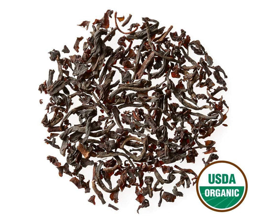 Golden Moon Organic English Breakfast Black Tea - Loose Leaf, Non-GMO 4 Tea Blend - (192 Servings)