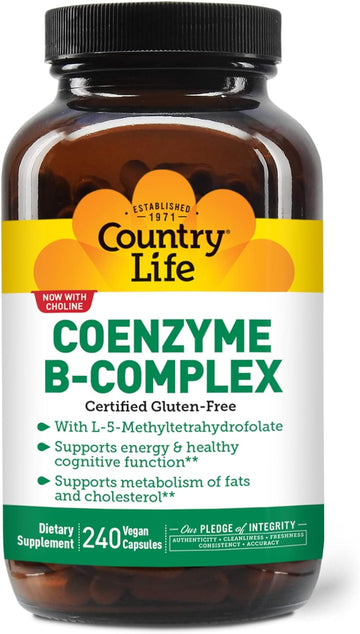 Country Life Coenzyme B Complex, 240-Count240 Count (Pack Of 1)
