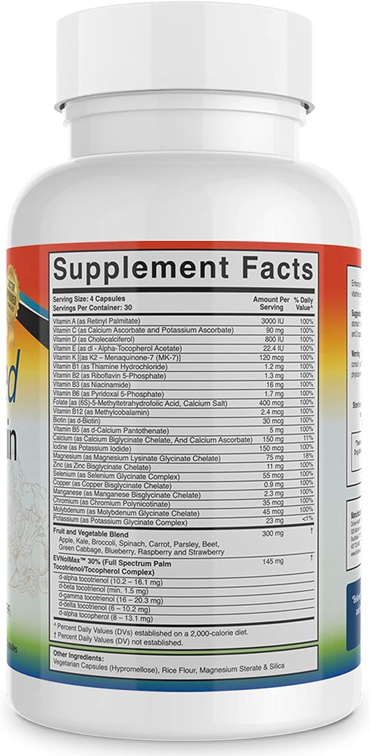 Medical Doctor Formulated Enhanced Multivitamin Plus Chelated Minerals