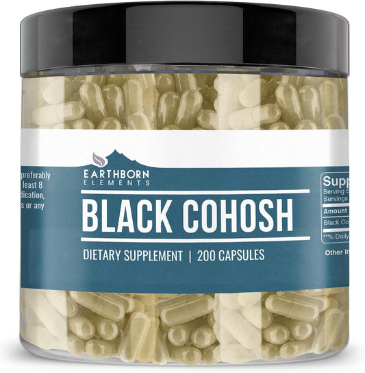 Earthborn Elements Black Cohosh & Dong Quai Capsules Bundle,