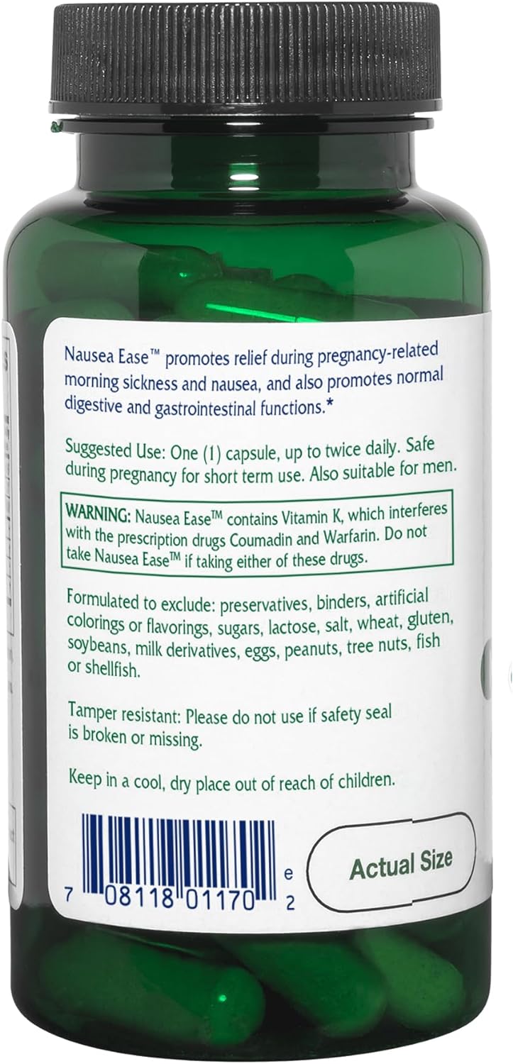 Vitanica Nausea Ease, Supports The GI Tract Due to Morning S