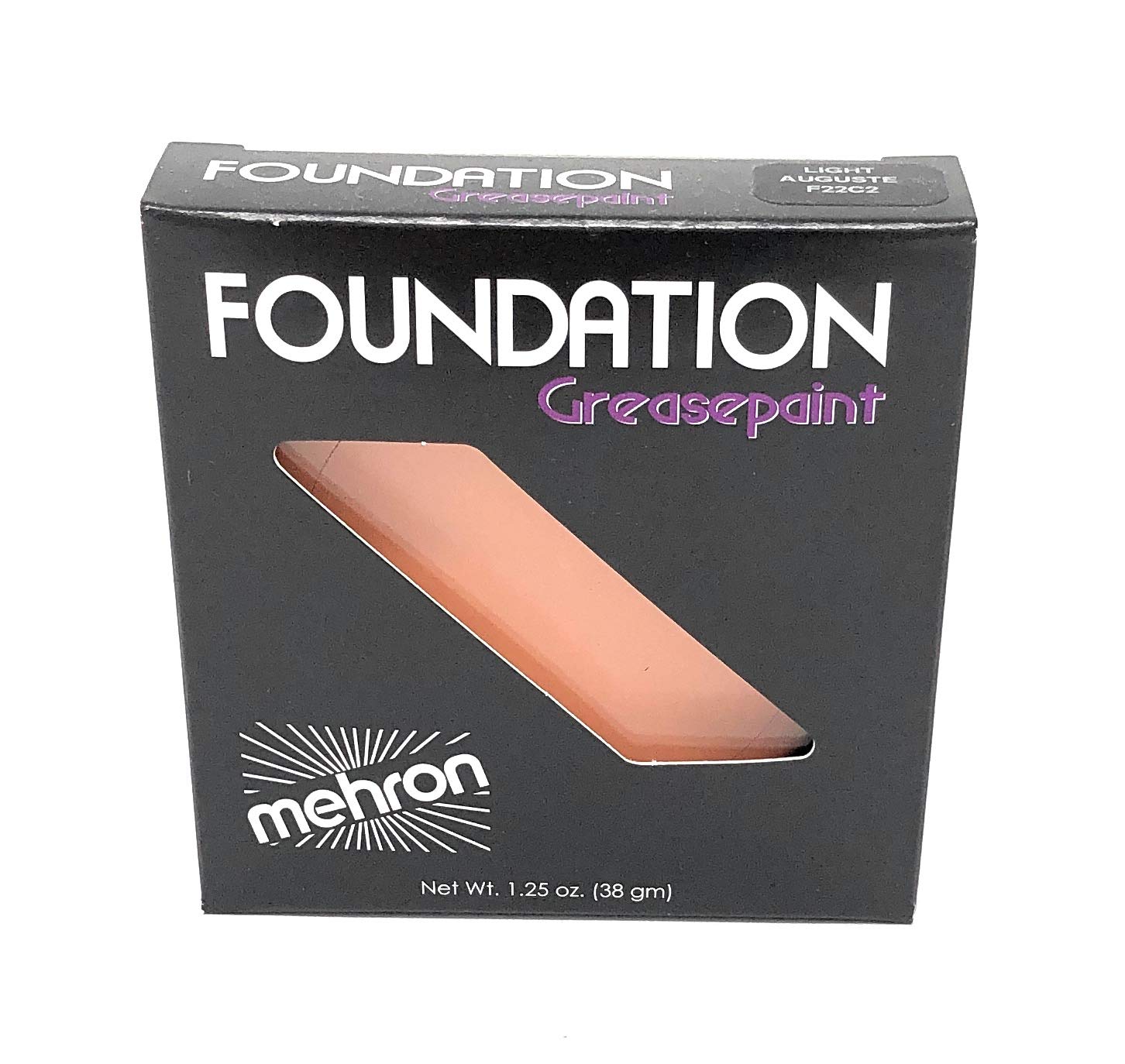Mehron Makeup Foundation Greasepaint (1.25 ounce) (Light Aug