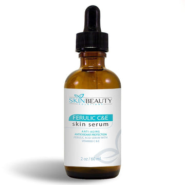 Ferulic Acid CE with Vitamin C+E Skin Serum Wrinkles, Anti-Aging, Sun Damaged Skin & More (C+E Ferulic Combination Antioxidant Treatment (4  / 120 )