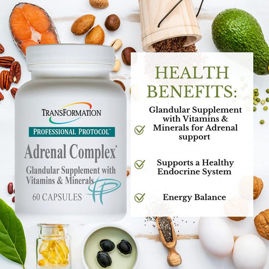 Transformation Enzymes Adrenal Complex - 60 Capsules - Synergistic For2.4 Ounces