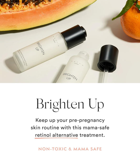 HATCH Brighten Up Serum | Retinol Alternative Radiance Serum, Pregnancy Safe Beauty, Treats Wrinkles + Super Hydrating