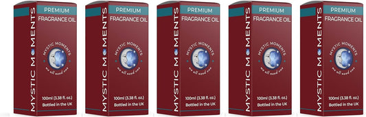 Mystic Moments | Sweet Shop Fragrance Oil Gift Starter Pack 5x100ml | 1.19 Kilo Grams