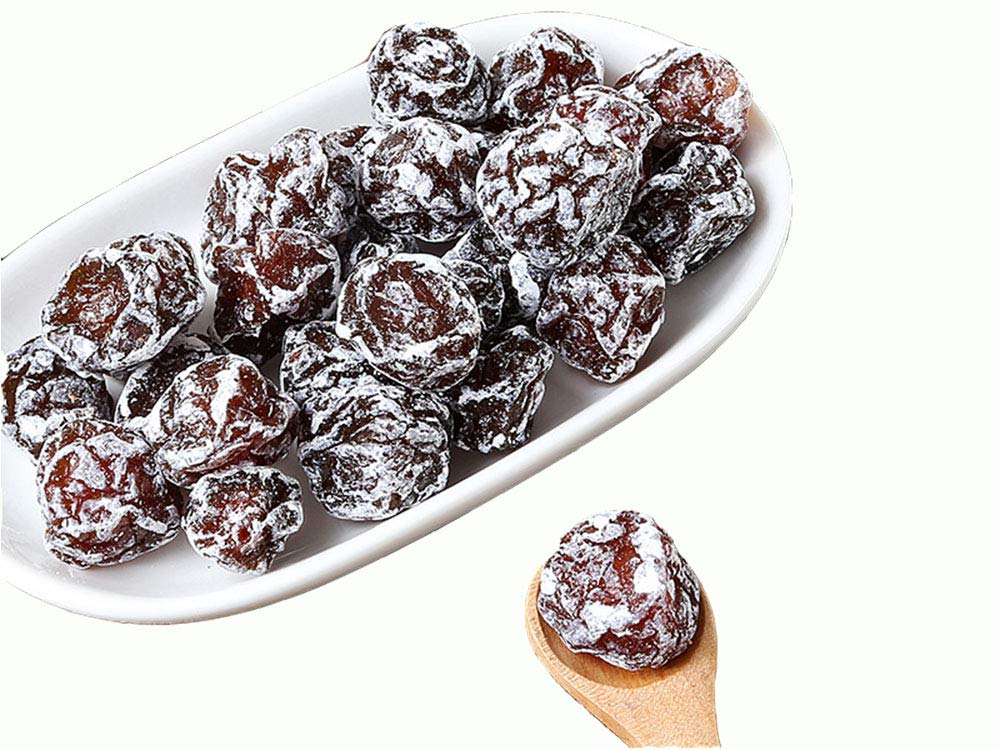  HELENOU666 Preserved Prunes Dried Sour and Sweet Whole Plum