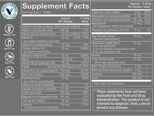 The Vitamin Shoppe One Daily Mens Multivitamin 180 Tablets