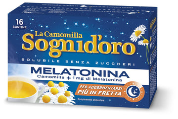 Vifycim Camomilla Solubile con Melatonina, 16 bustine (64