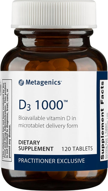 Metagenics Vitamin D3 1000 IU - Vitamin D Supplement for Healthy Bone