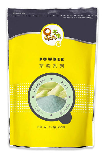 Qbubble Tea Powder Green Honeydew Powder