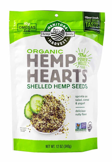 Manitoba Harvest Organic Hemp Hearts (Pack of 2)