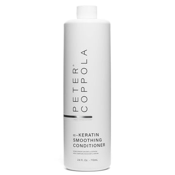 PETER COPPOLA a-Keratin Smoothing Conditioner 24 . - Smoothy Silky Hair - For Keratin Treated Hair - Infused with Argan Oil - Voluminous Hair