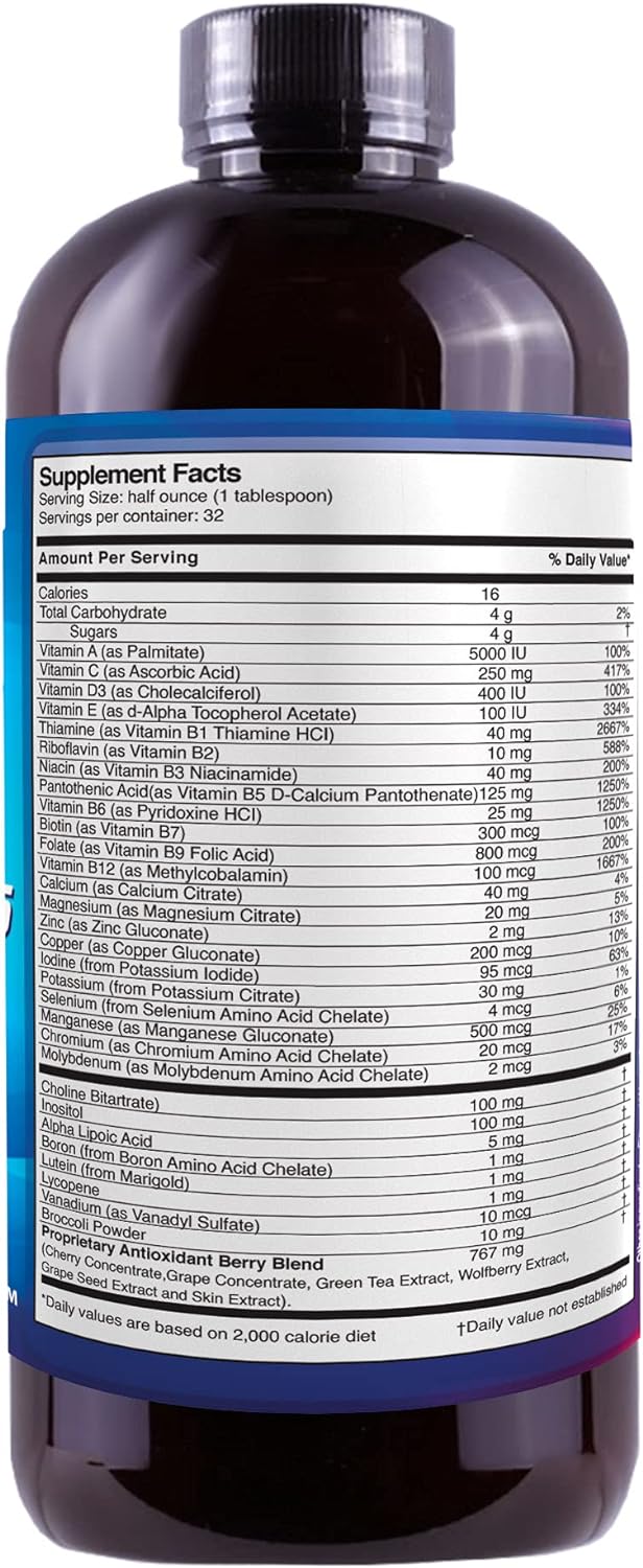 Drs Advantage - Liquid Mega MultiVitamins and Minerals 32oz [Health an