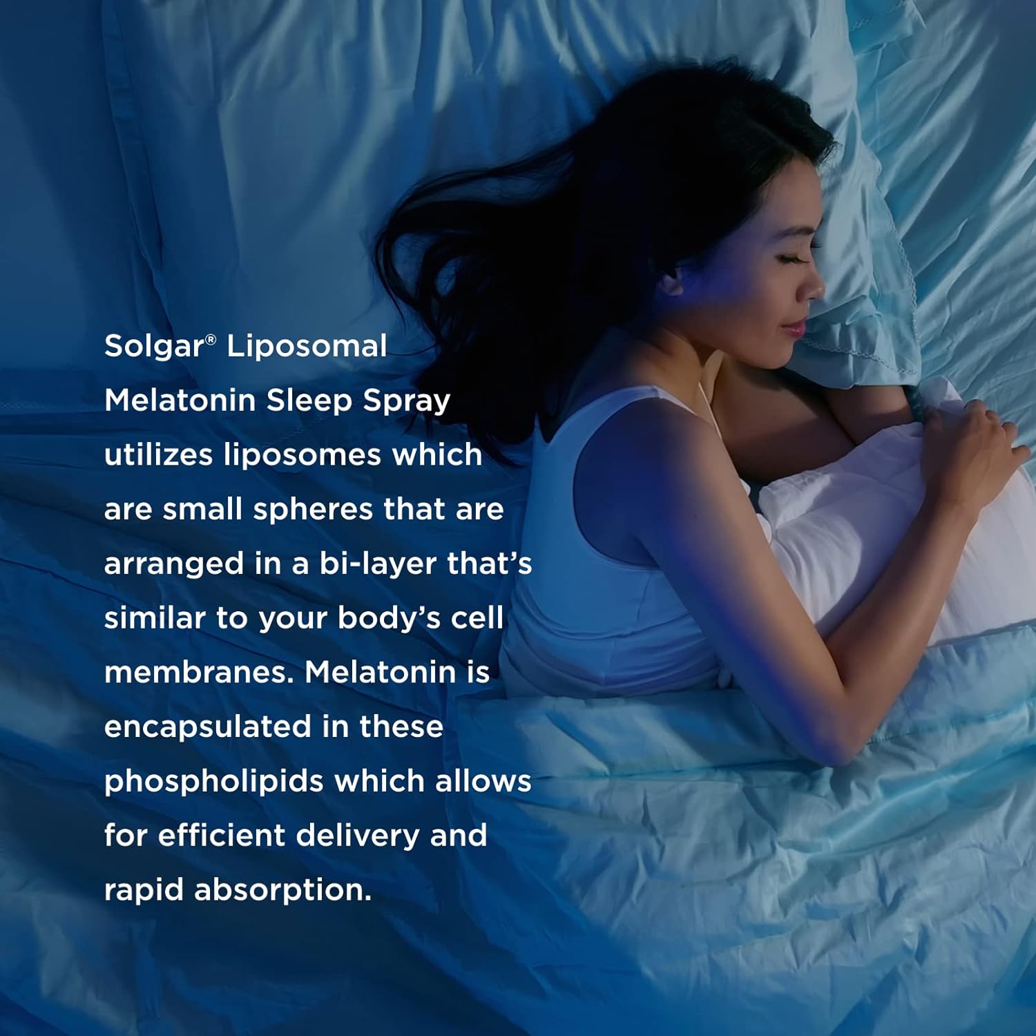 Solgar Liposomal Melatonin Sleep Spray, Mint Flavor - Rapid & Efficien
