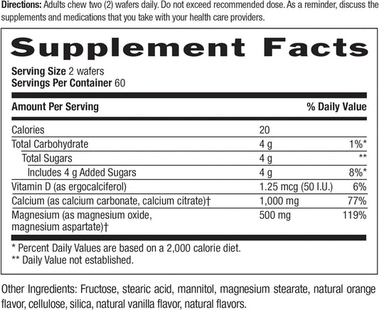 Country Life Cal-Snack, Chewable Calcium, Magnesium with Vitamin D, 10