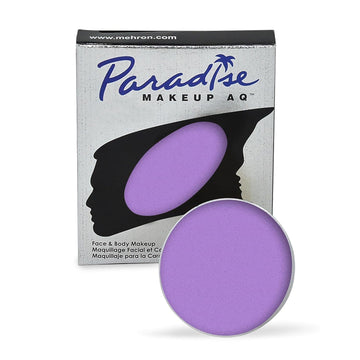 Mehron Makeup Paradise Makeup AQ Refill Size | Perfect for Stage & Screen Performance, Face & Body Painting, Beauty, Cosplay, and Halloween | Water Activated Face Paint, Body Paint, Cosplay Makeup .25  (7 ) (PURPLE)