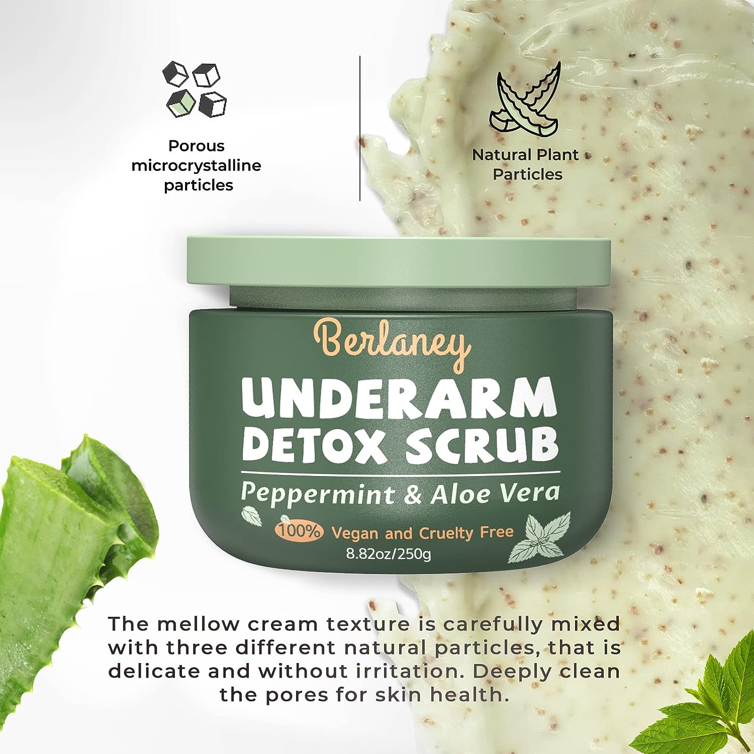 Esupli.com  Body Scrub and Armpit Detox Scrub 8.8  with Pepp