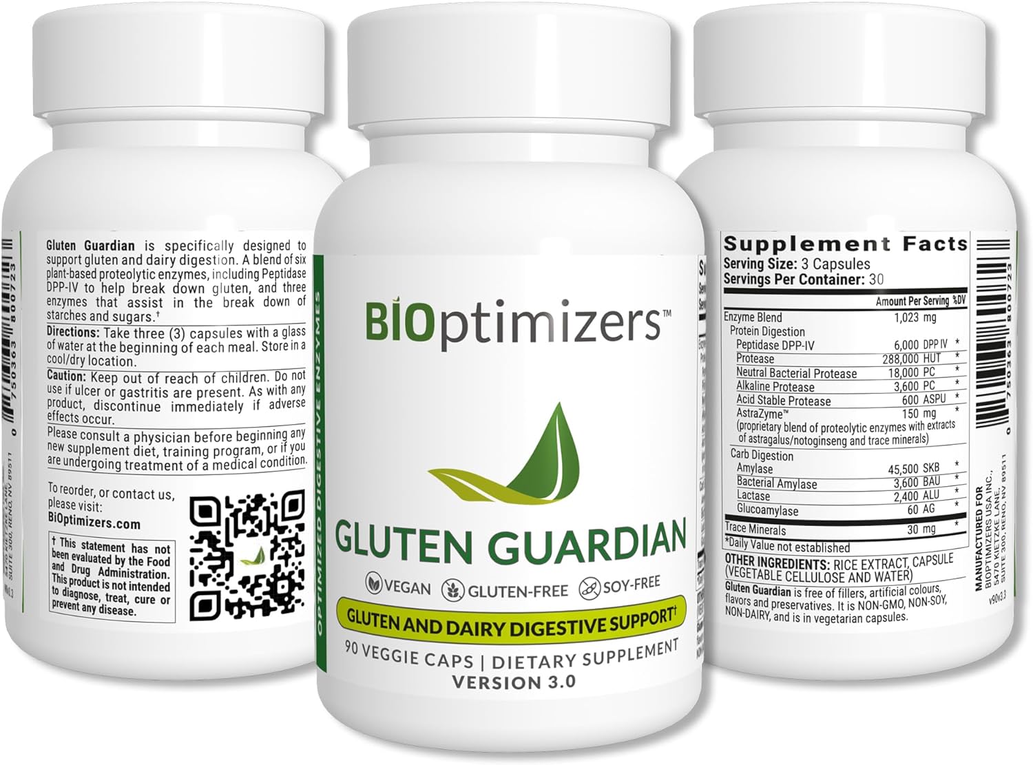 BiOptimizers Complete Gut Health Bundle - Digestive Enzymes with Probi