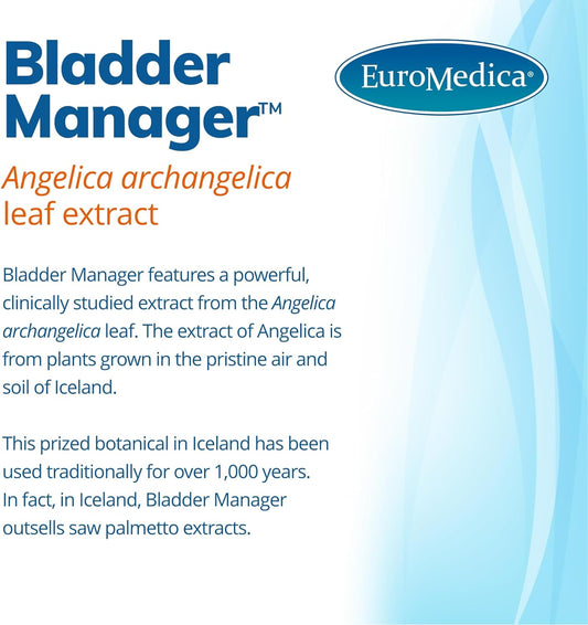 Euromedica Bladder Manager - 30 Capsules - Clinically-Studied Herbal S