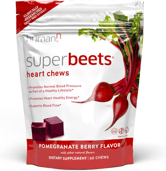 humanN SuperBeets Heart Chews & Tart Cherry Gummies