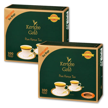 Kericho Gold Tea bags- Kenyan Black Tea String Bags - PACK OF 2