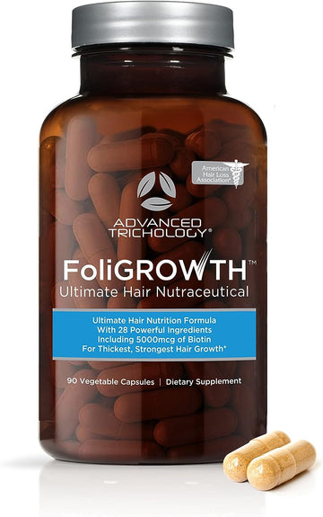 FoliGROWTH™ Hair Growth Supplement for Thicker Fuller Hair | Approved* by the American Hair Loss Association | Revitalize Thinning Hair, Backed by 20 Years of Experience in Hair Loss Treatment Clinics