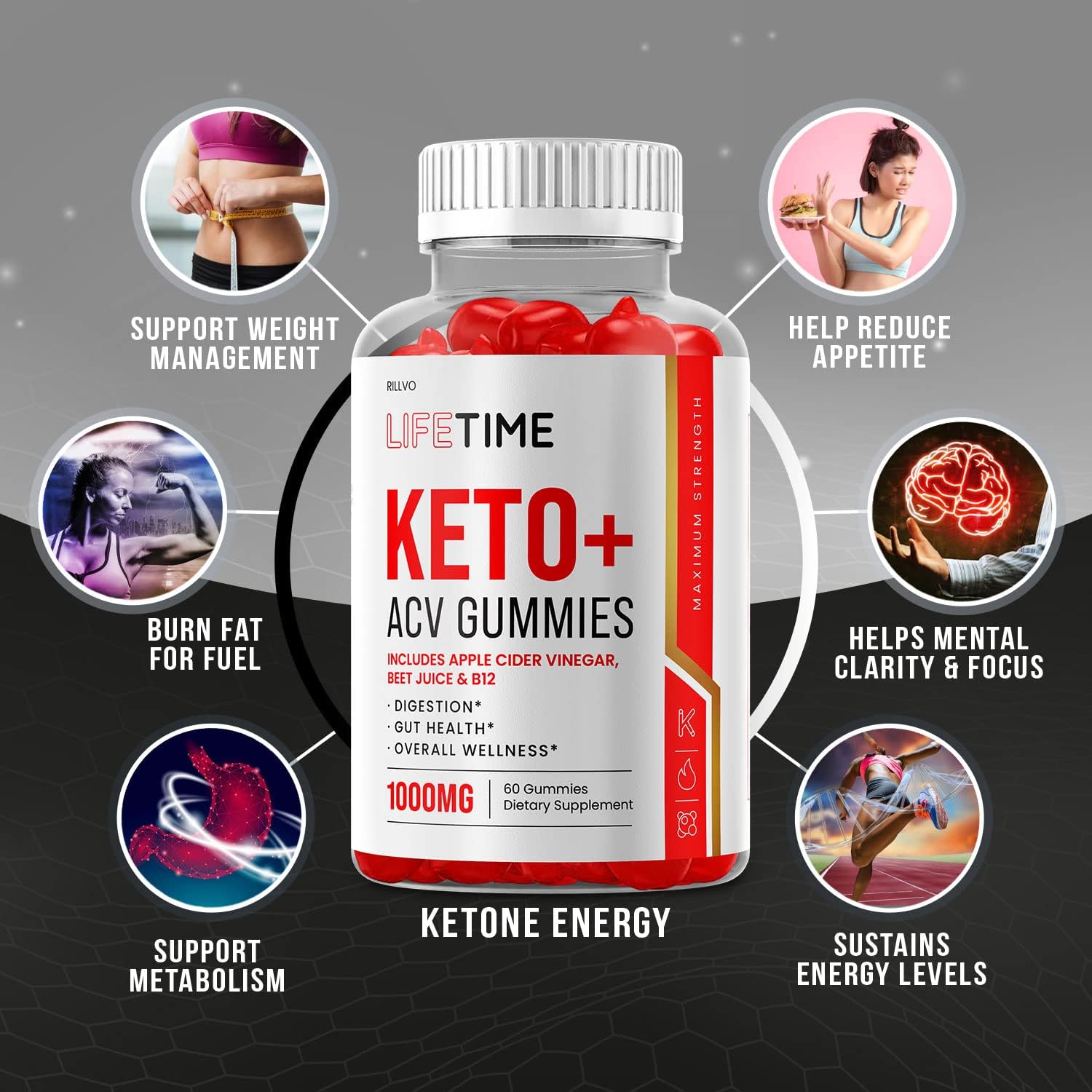  Lifetime Keto Gummies - Advanced Formula Life Time Keto ACV