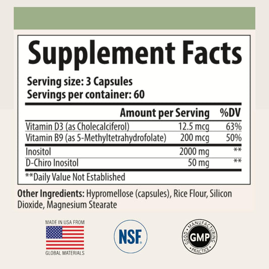 Herman Organic Myo-Inositol & D-Chiro Inositol - Hormonal Mood Support