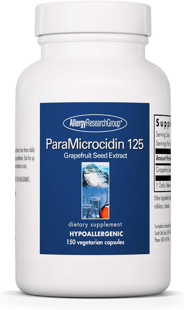 Allergy Research Group Paramicrocidin Grapefruit Seed Extract 125 Mg 1