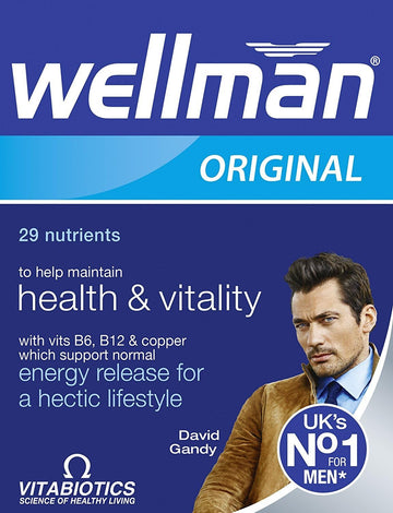Vitabiotics Wellman 30 Tablets x 2 Pack =(Total 60 Tablets)