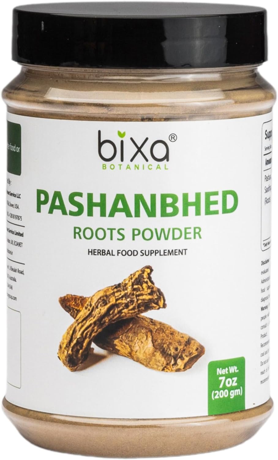 Bixa Botanical Pashanbhed Root Powder (Saxifraga Ligulata), Supports Urinary Tract Health 7 Oz (200G) Pack Of 1