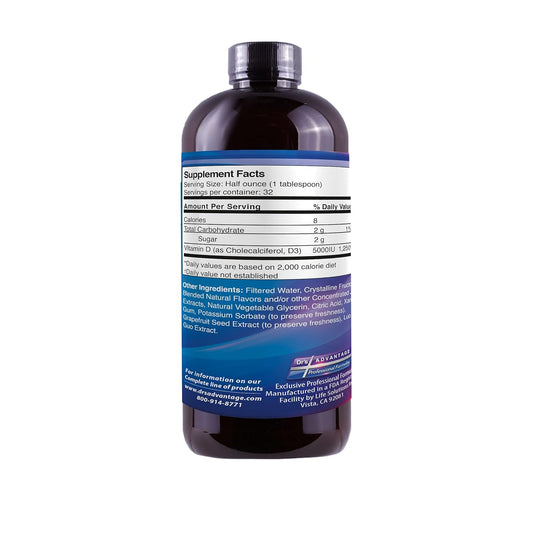 Dr's Advantage Liquid Vitamin D3 5000 IU 16oz
