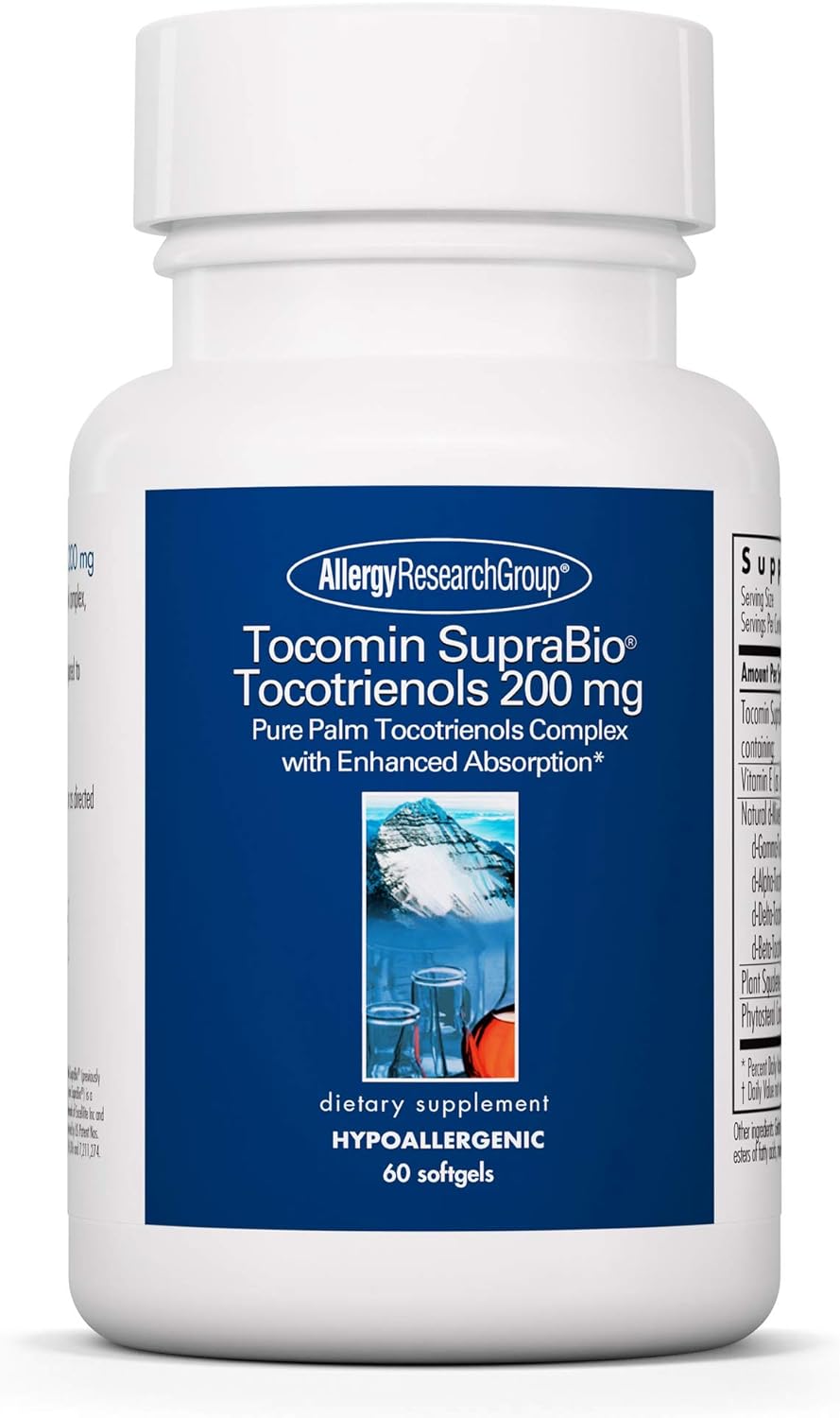 Allergy Research Group - Tocomin Suprabio Tocotrienols 200 Mg - Palm O