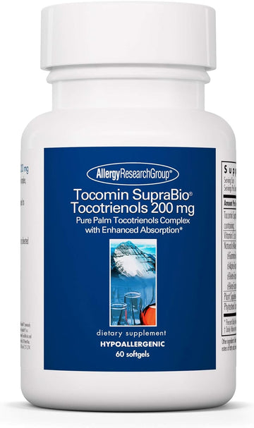 Allergy Research Group - Tocomin Suprabio Tocotrienols 200 Mg - Palm O