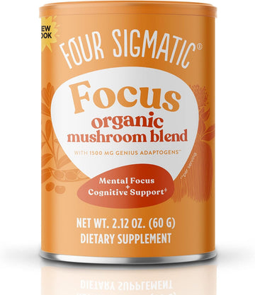 Four Sigmatic Focus Blend 7 Superfoods Adaptogen Blend Mix With Lion'S