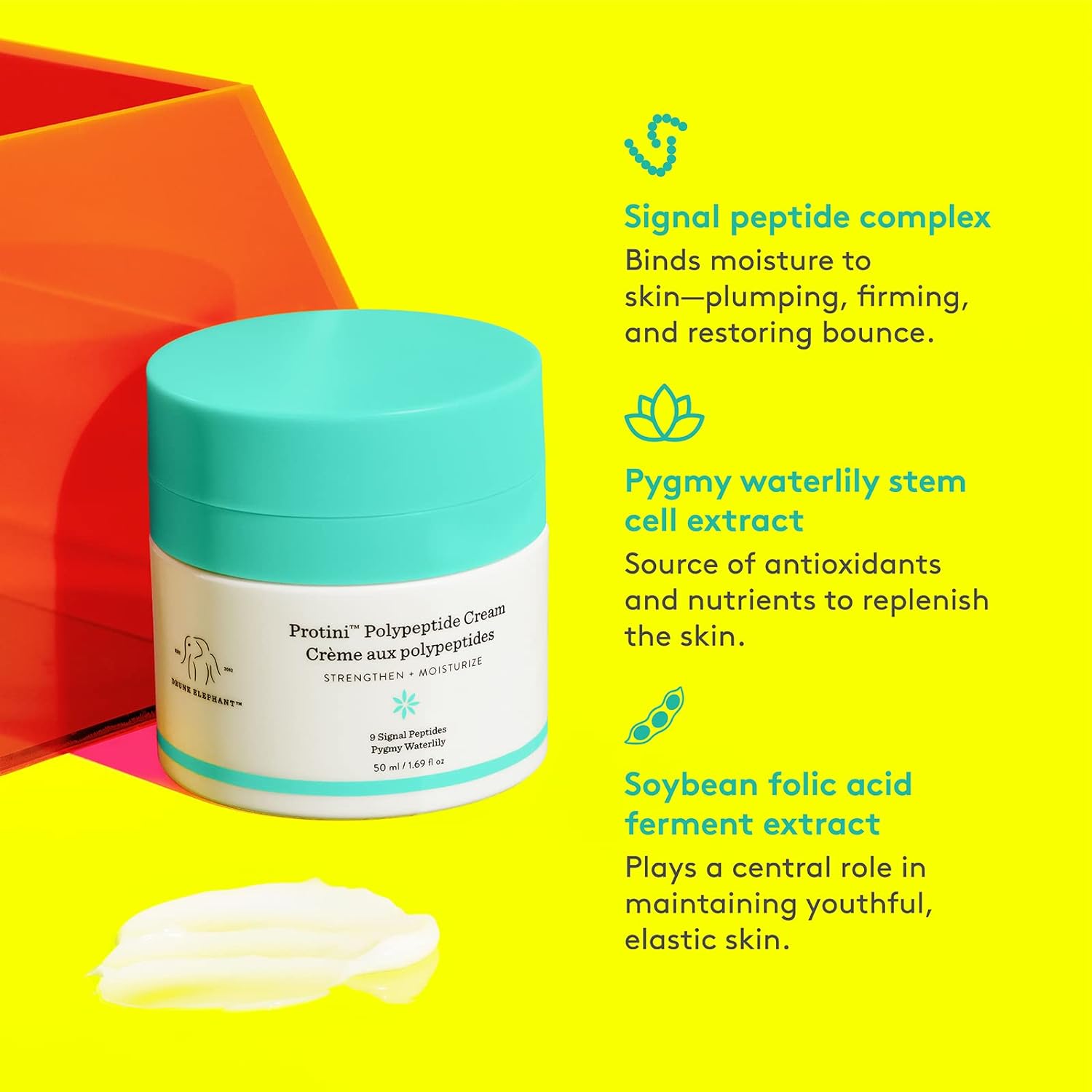 Drunk Elephant Protini Polypeptide Cream Mini. Protein Face 