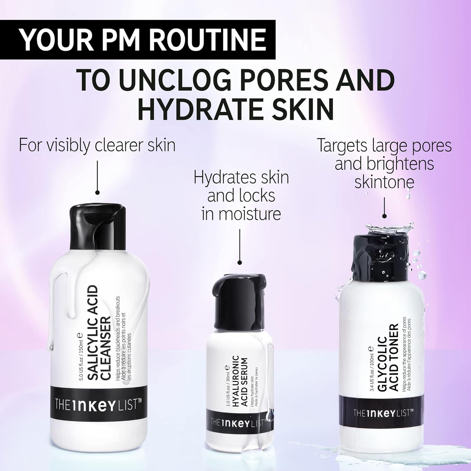 The INKEY List Glycolic Acid Toner, Exfoliator to Reduce Por