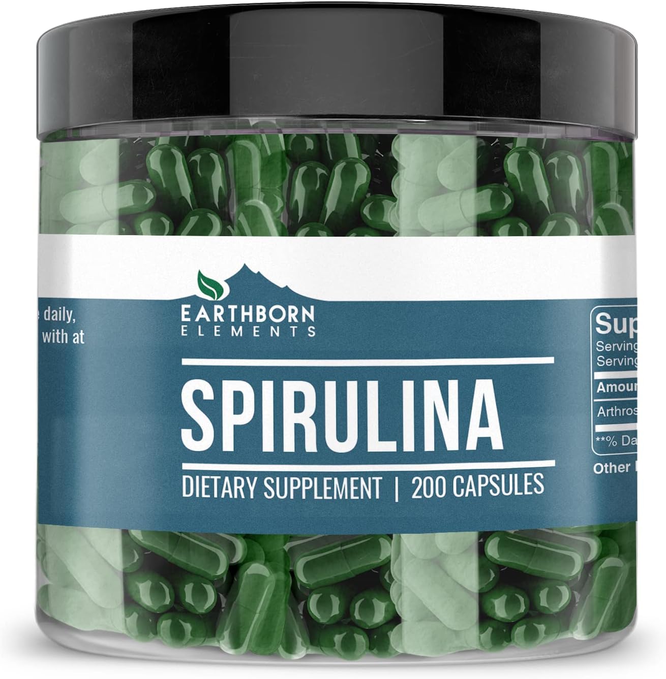 Earthborn Elements Sprulina & Banaba Leaf Capsule Bundle (200 Capsules