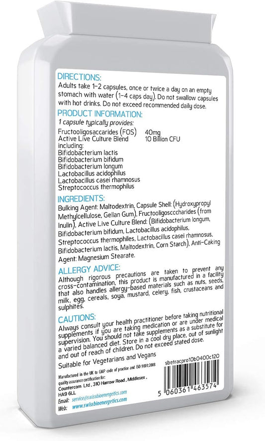 Full Spectrum Bio-Culture Defence - 120 Capsules - High Strength 10 Bi100 Grams